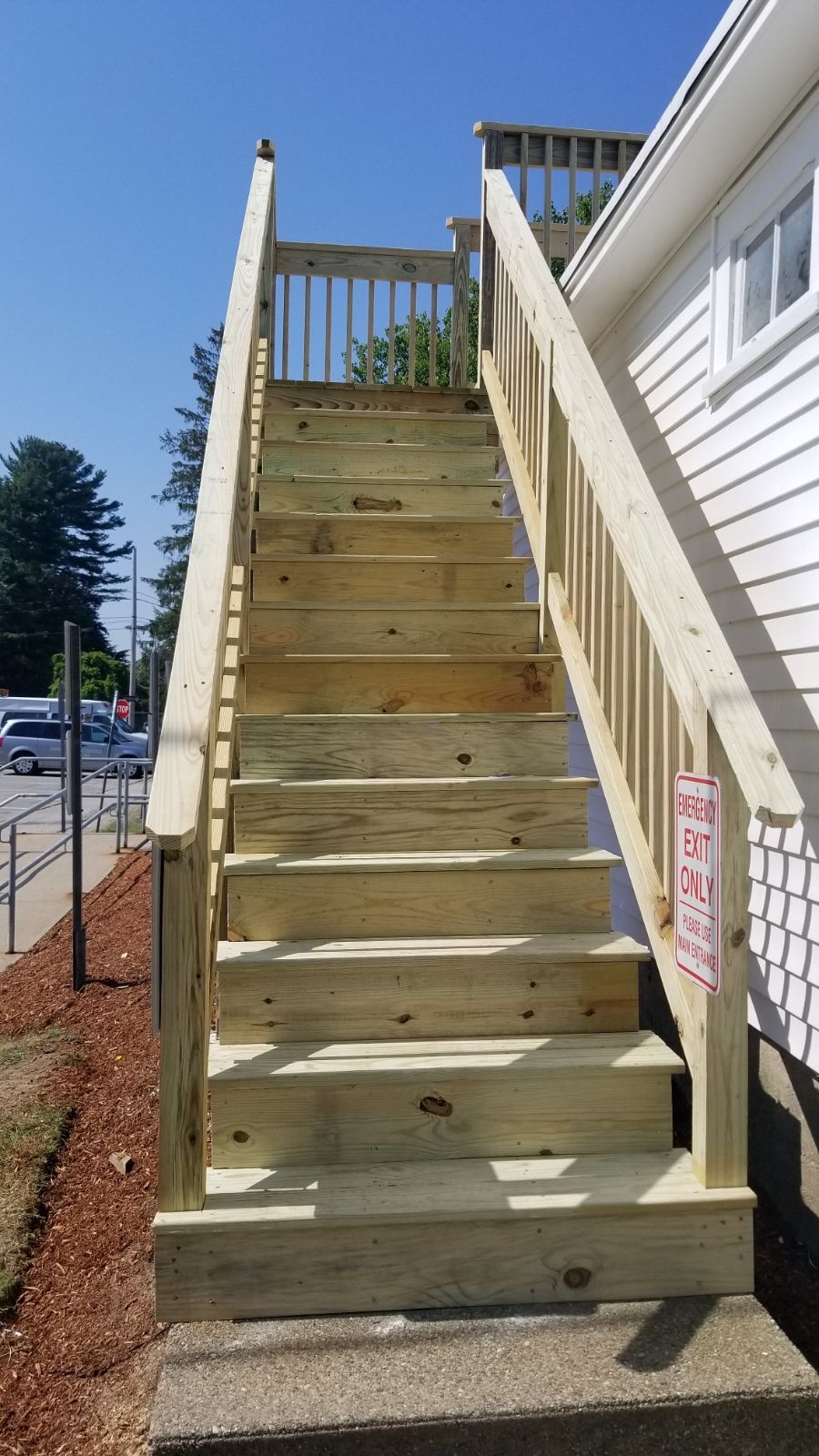 Outdoor stairs