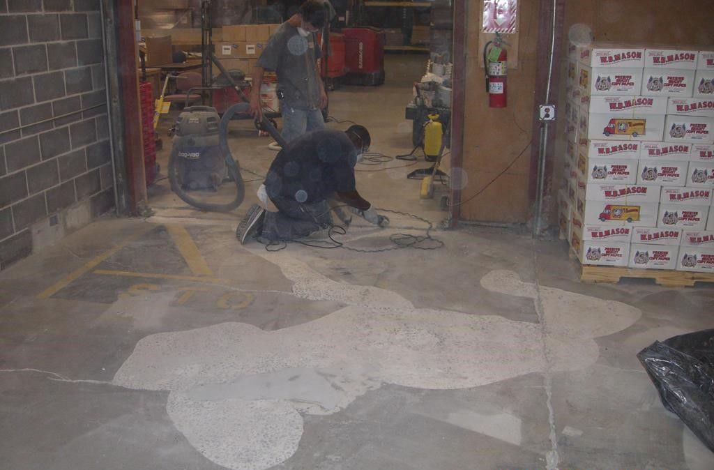 Warehouse floor repair