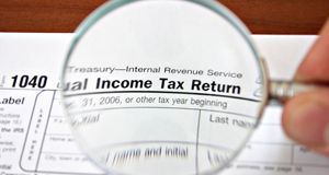 Income tax return form