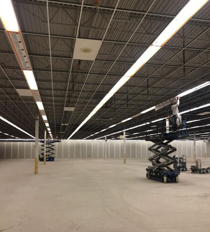 Commercial interior paint service