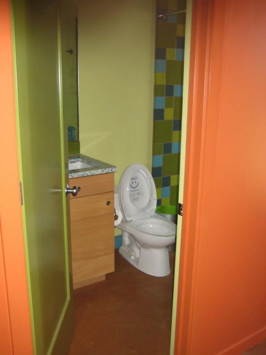 Fun Colored Bathroom