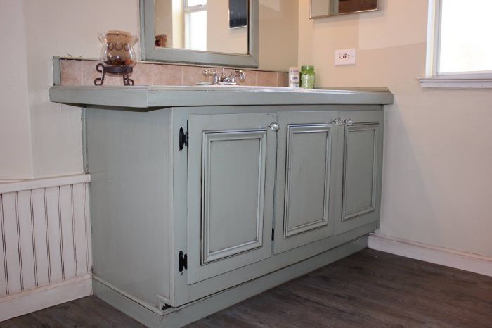 Glazed Bathroom Cabinets