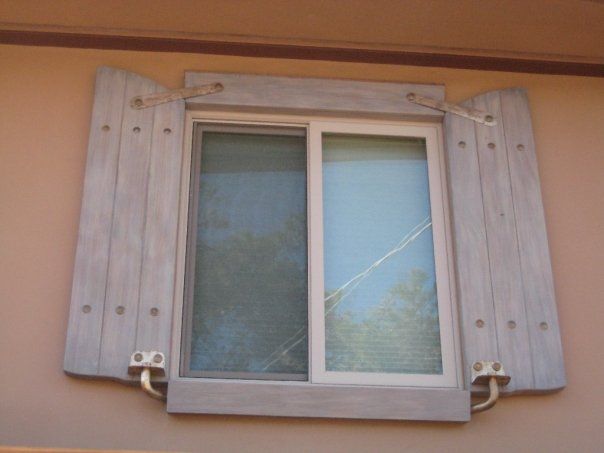 Fuax Exterior Shutter Finish