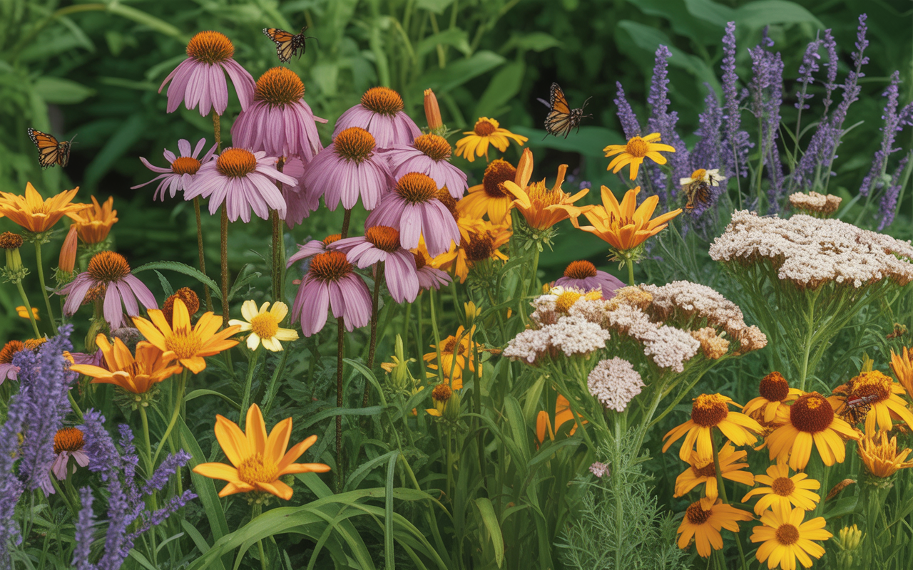 June-blooming perennials create weeks of color in a thriving Zone 5 garden.
