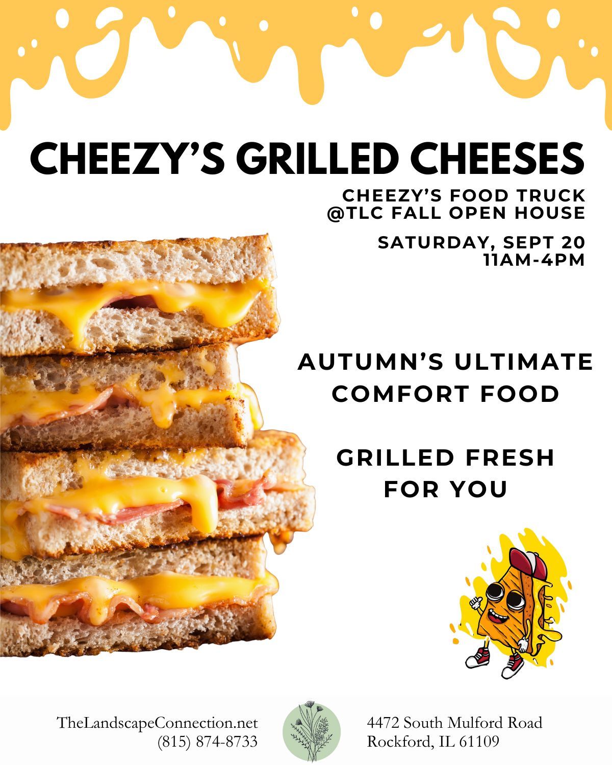 Cheezy's Grilled Cheeses flyer