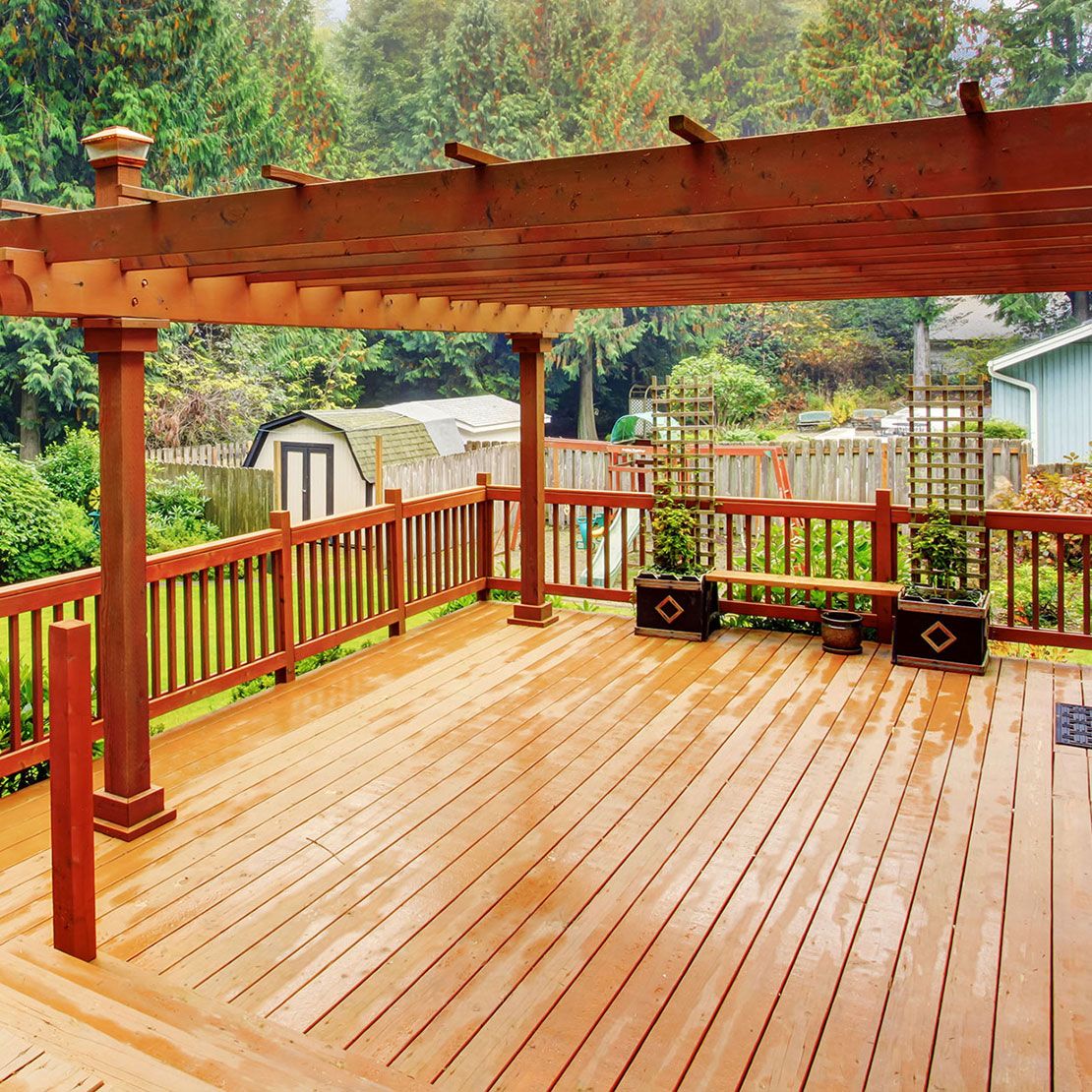Deck cleaning