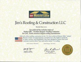 Jims Certificate