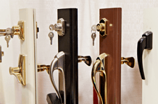 Door locks hardware display