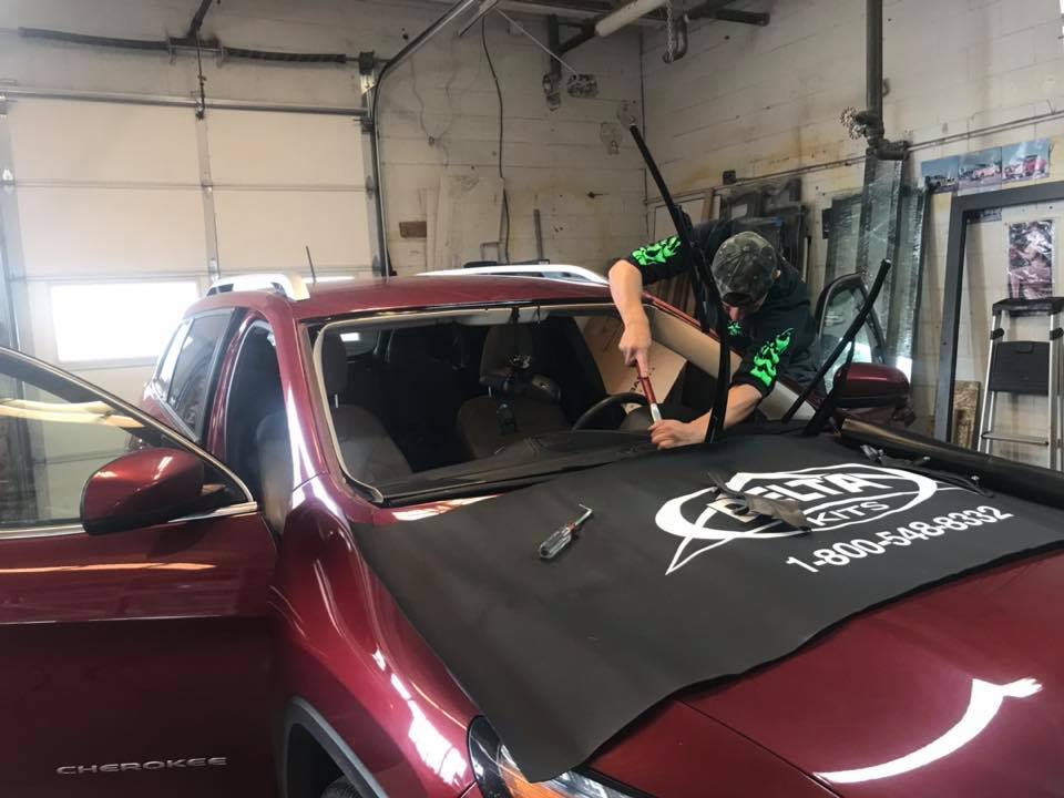 Action Glass & Mirror automotive glass work