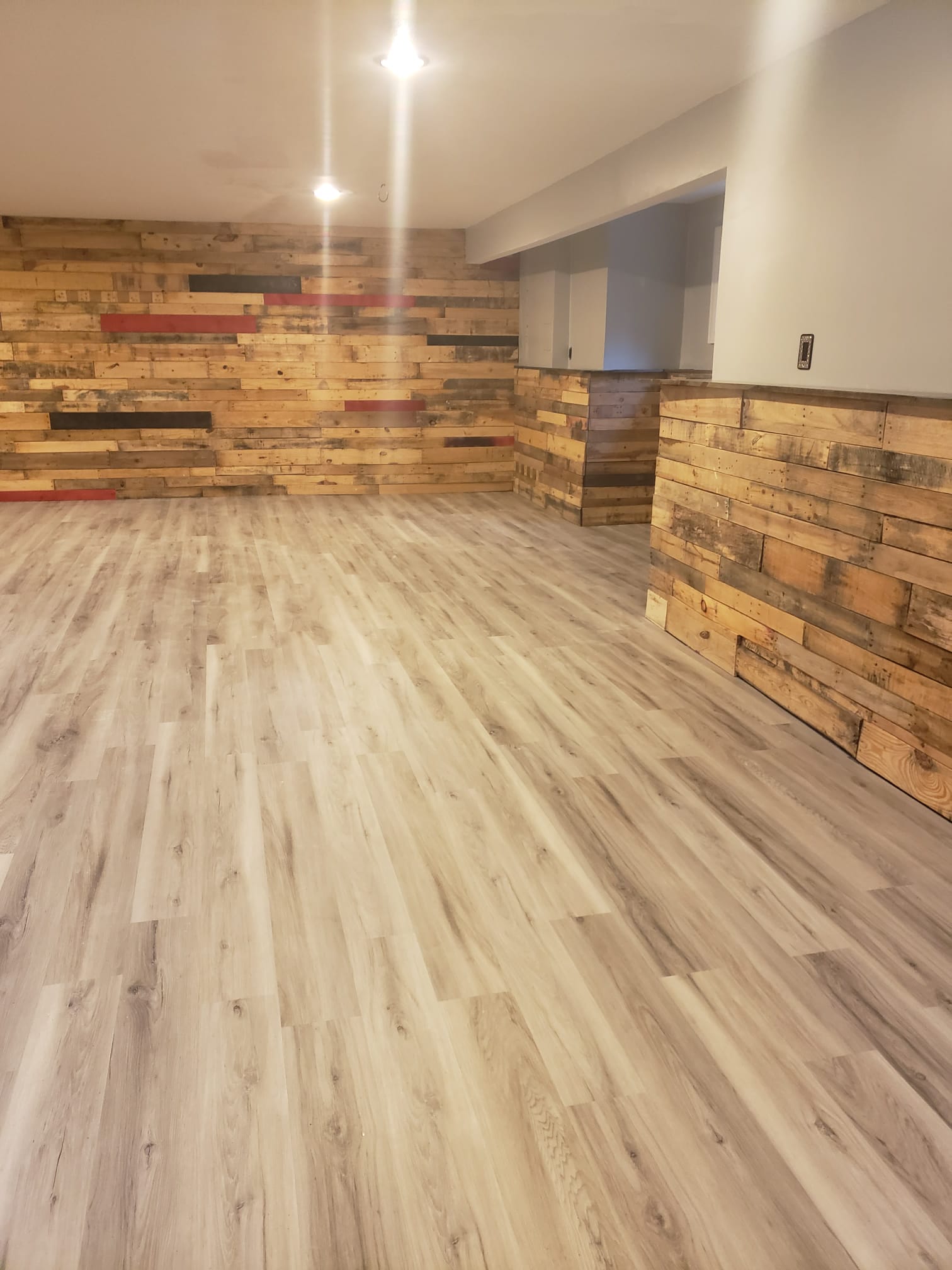 Newly remodeled basement