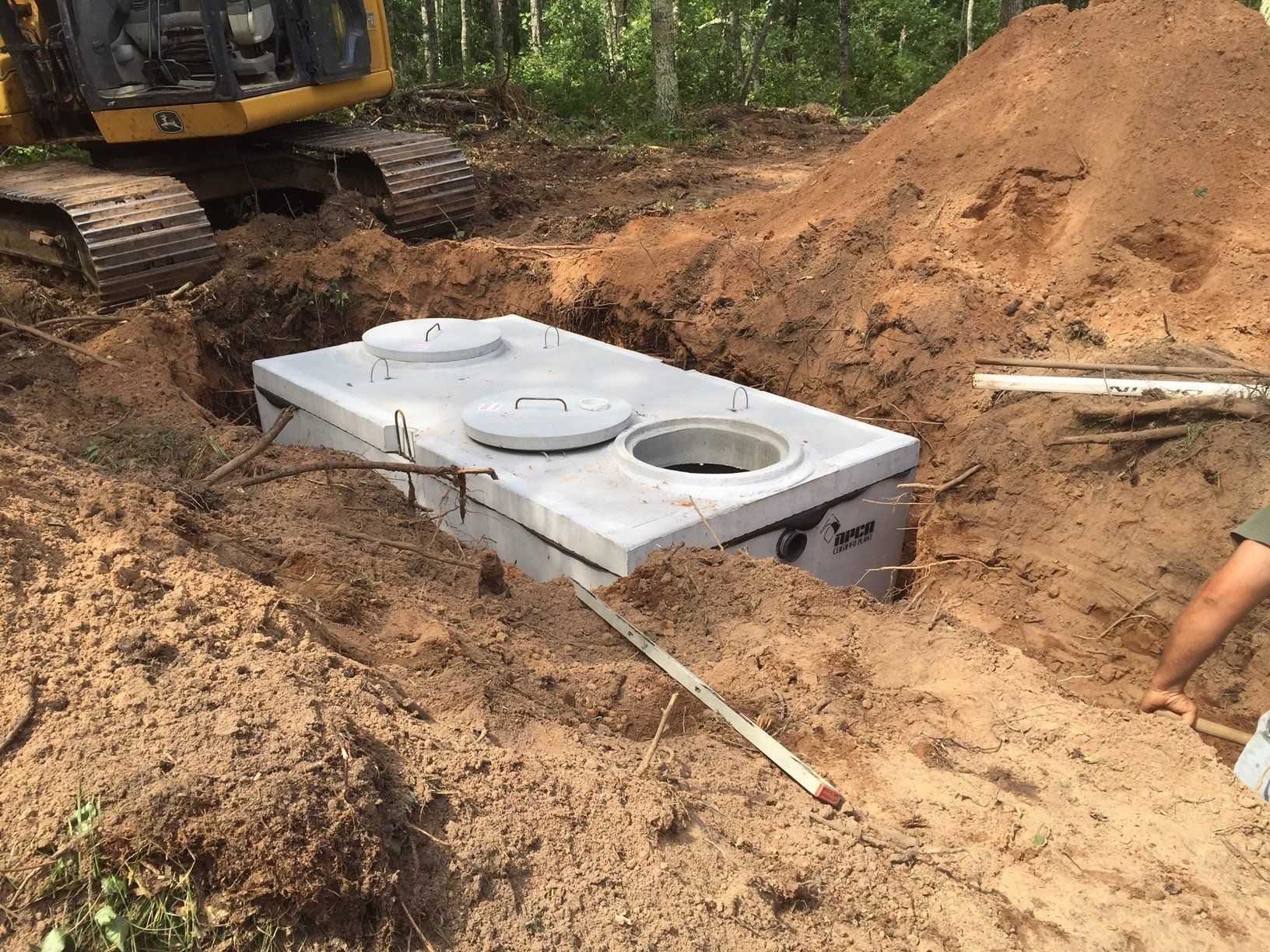 septic tank installation