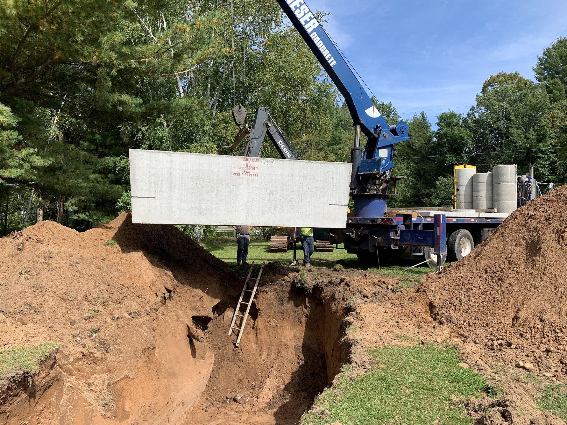 Grading Schmitz Septic And Excavating Llc Shell Lake Wi