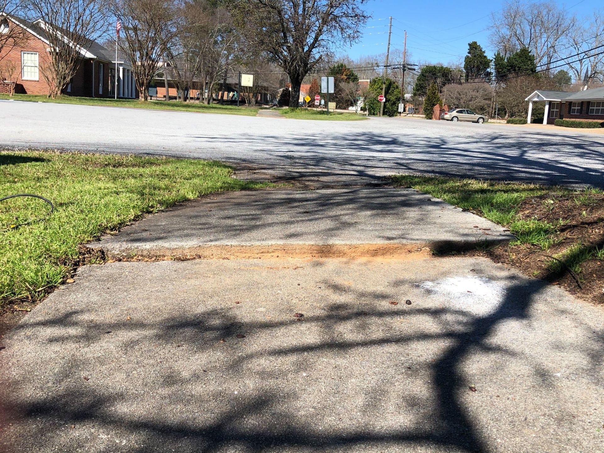 Before concrete lifting