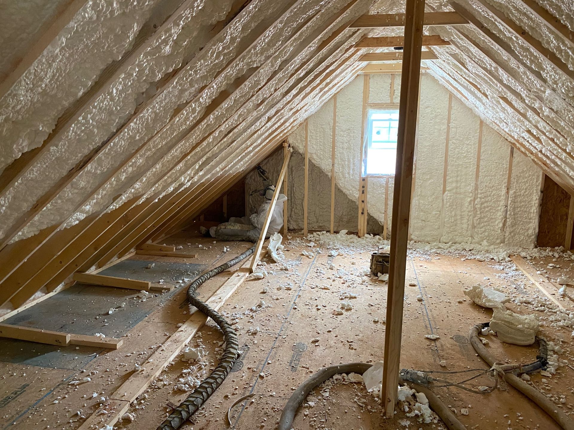 Insulated attic