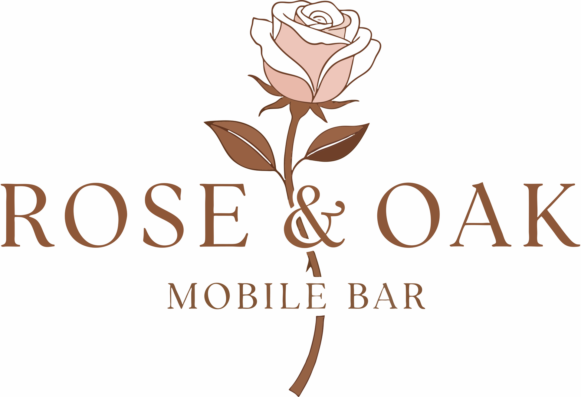 Rose & Oak Mobile Bar and Events logo