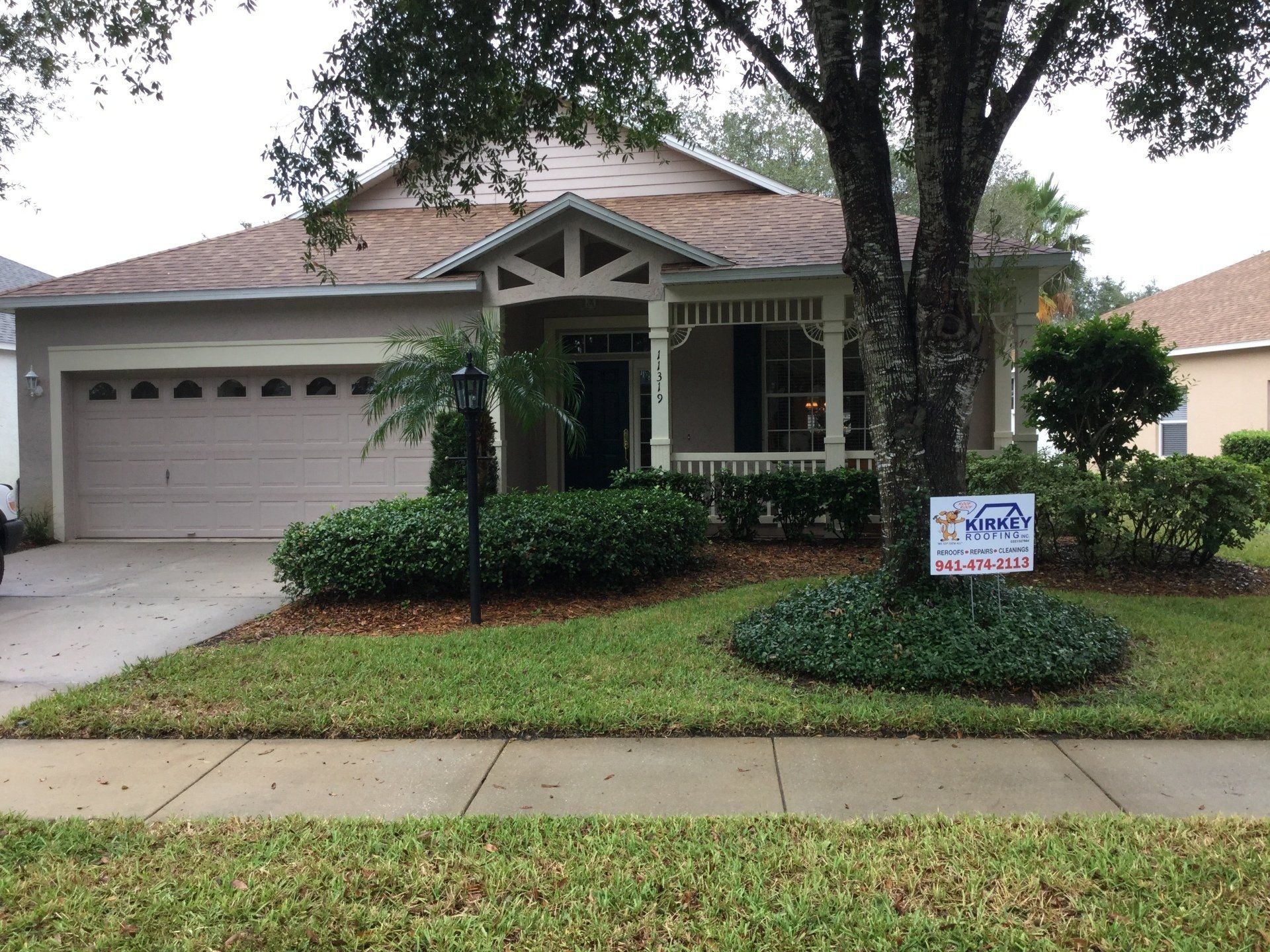 Lakewood Ranch Shingle Reroof Color Resawn Shake