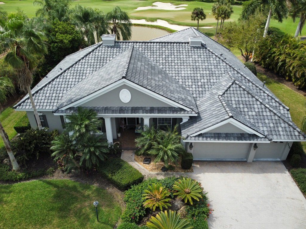 Tile Reroof - Moonlight Grey Blend Color