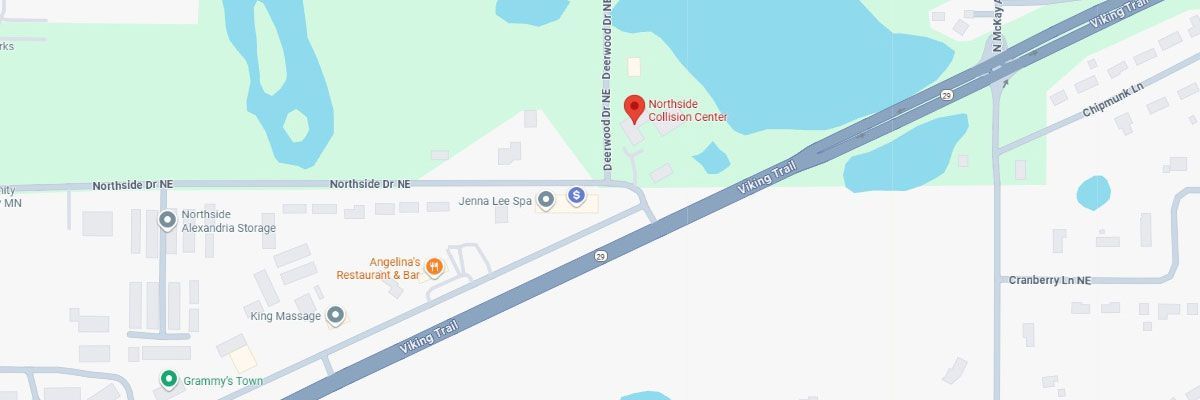 Location map of Northside Collision Center, Inc.