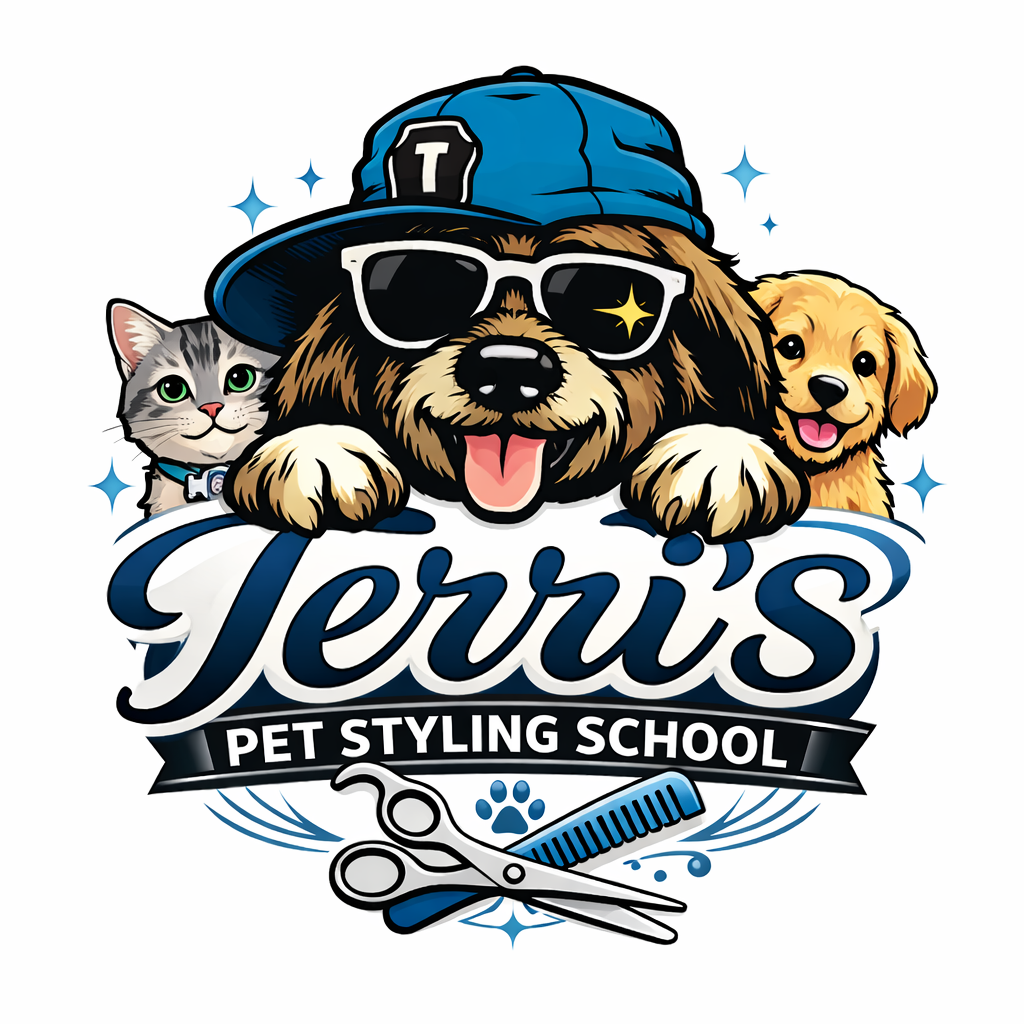 Terri's Pet Styling School-Logo