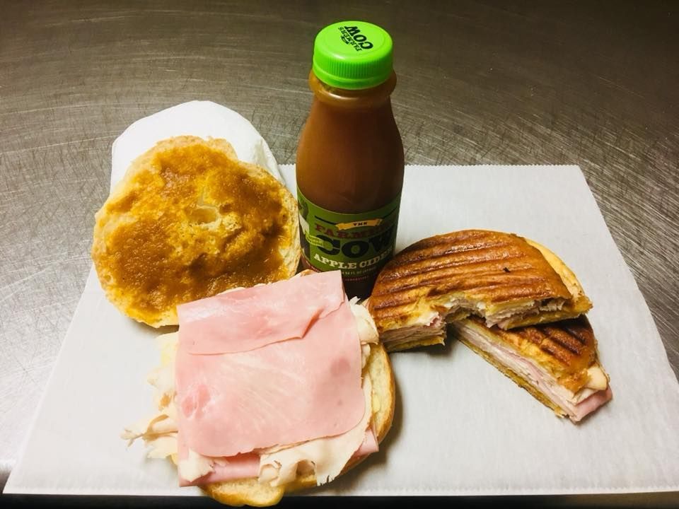 Lunch items from Harpo's Bakery & Cafe