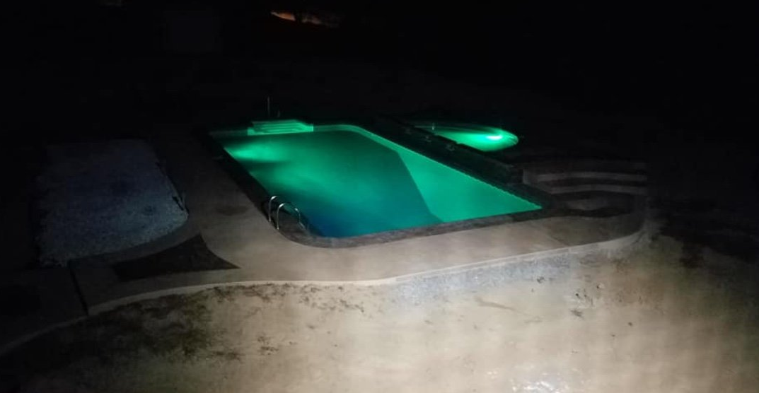 Newly built pool