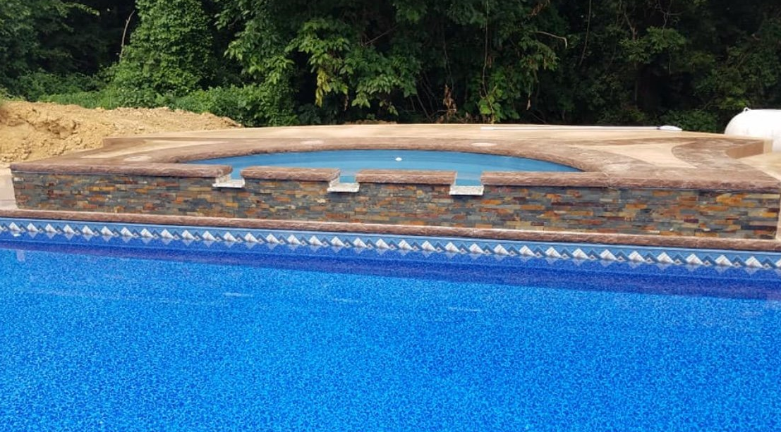 Newly built pool