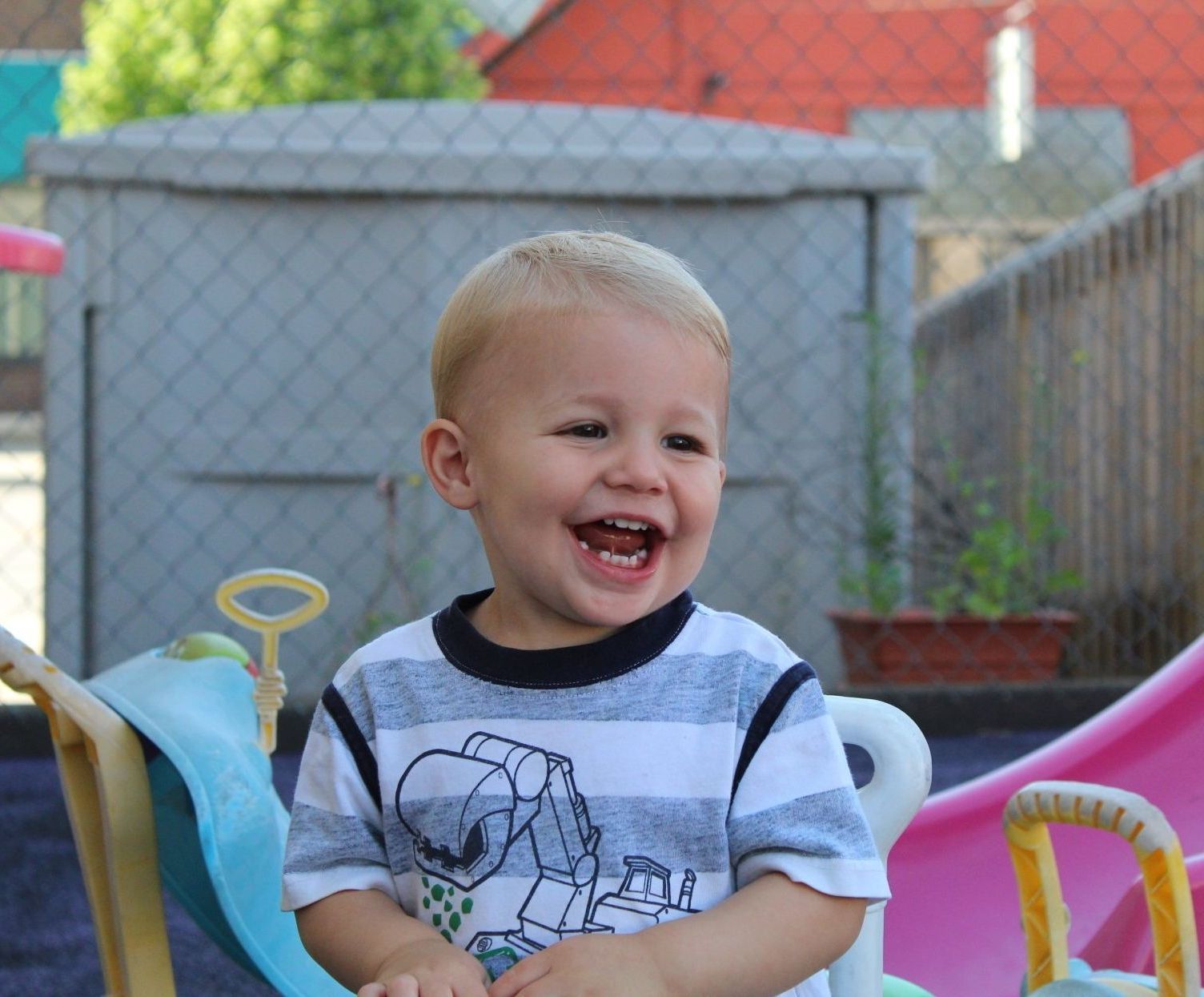 Toddlers playing together