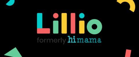 A colorful logo for Lillio formerly himama