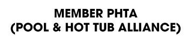 A logo for the member phta pool and hot tub alliance