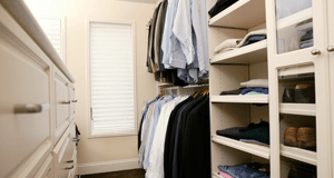 Well organized closet