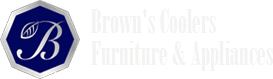 Brown's Coolers Furniture & Appliances Logo