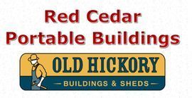 Red Cedar Portable Buildings -Old Hickory Buildings-Logo