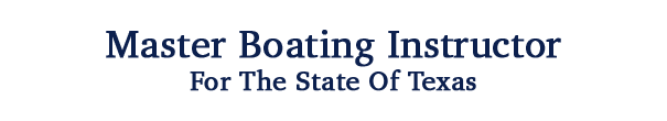Master Boating Instructor For The State Of Texas - Logo