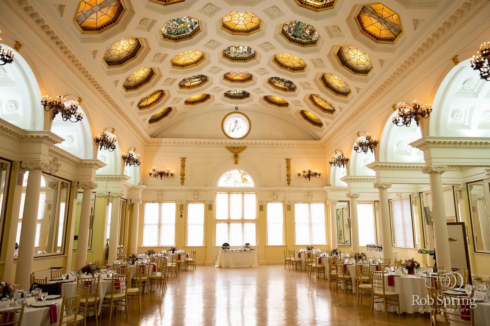 An empty ballroom