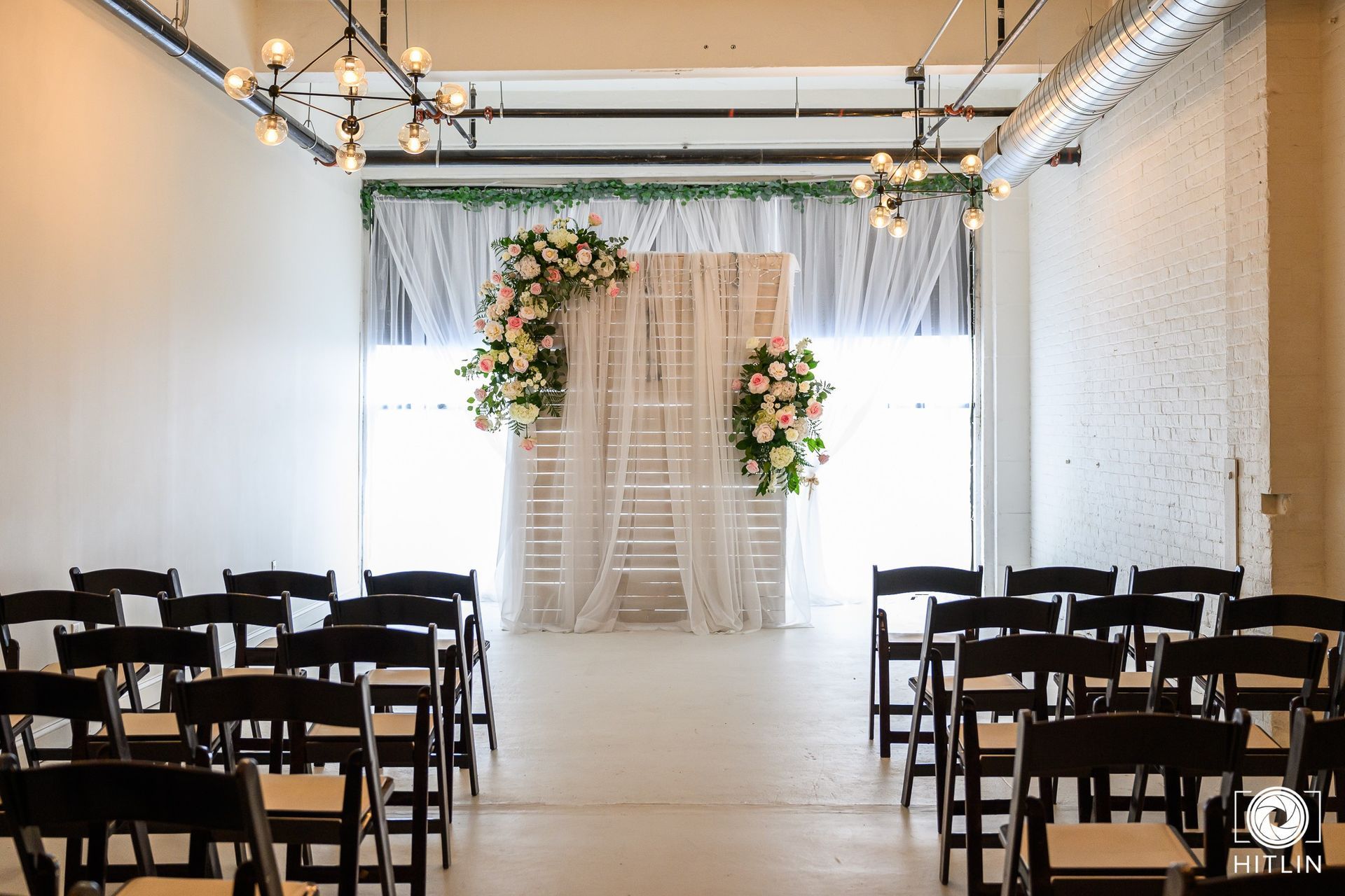 An empty wedding hall