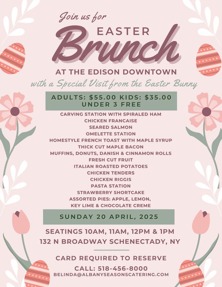 Easter brunch menu