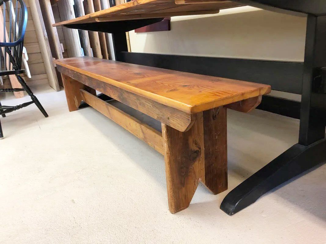 Shaker trestle bench