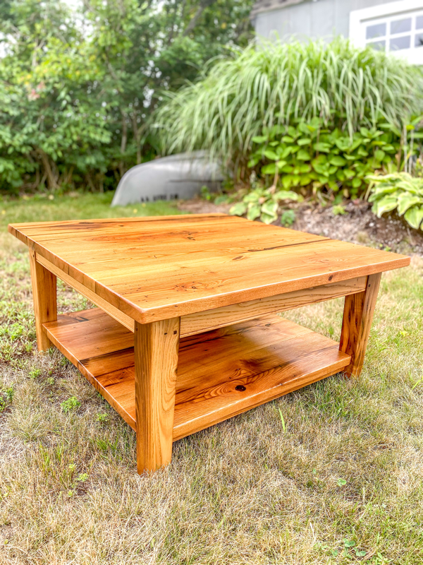 Coffee table in progress