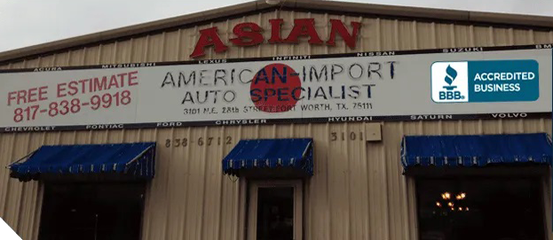 Domestic Auto Repair | Fort Worth, TX | Asian American & Import | 817-838-9918