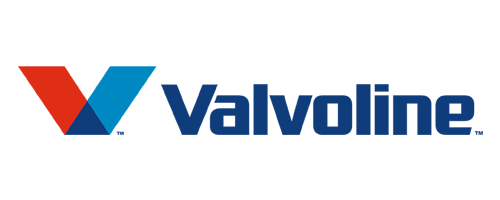 Valvoline logo: red/blue 