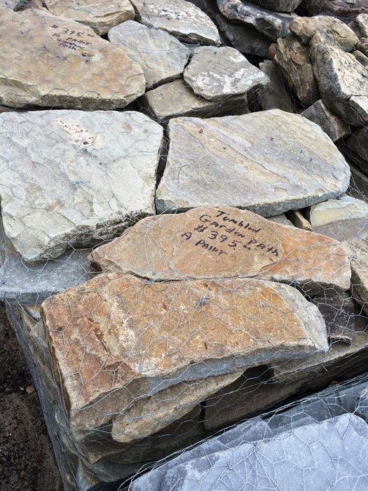 Tumbled Tan Garden Path