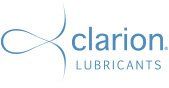 The clarion lubricants logo is a blue infinity symbol.