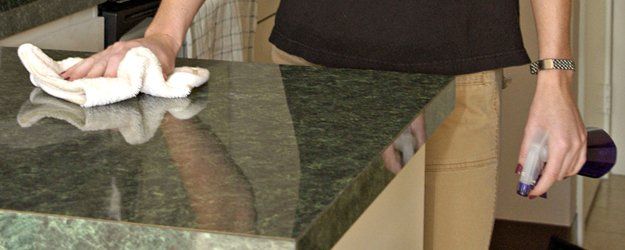 Countertop cleaning
