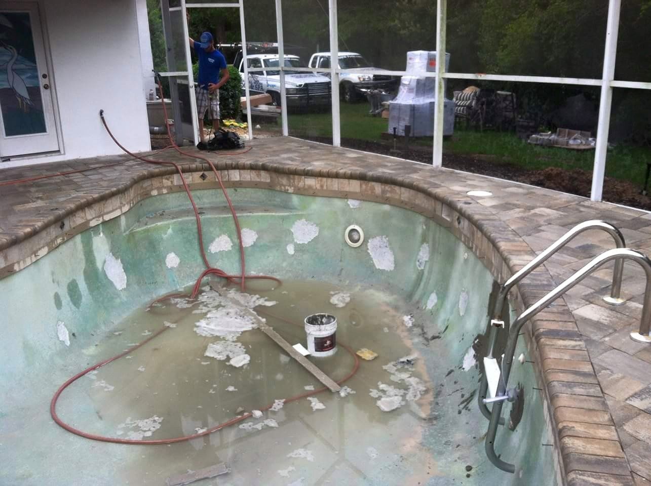 Swimming pool renovation