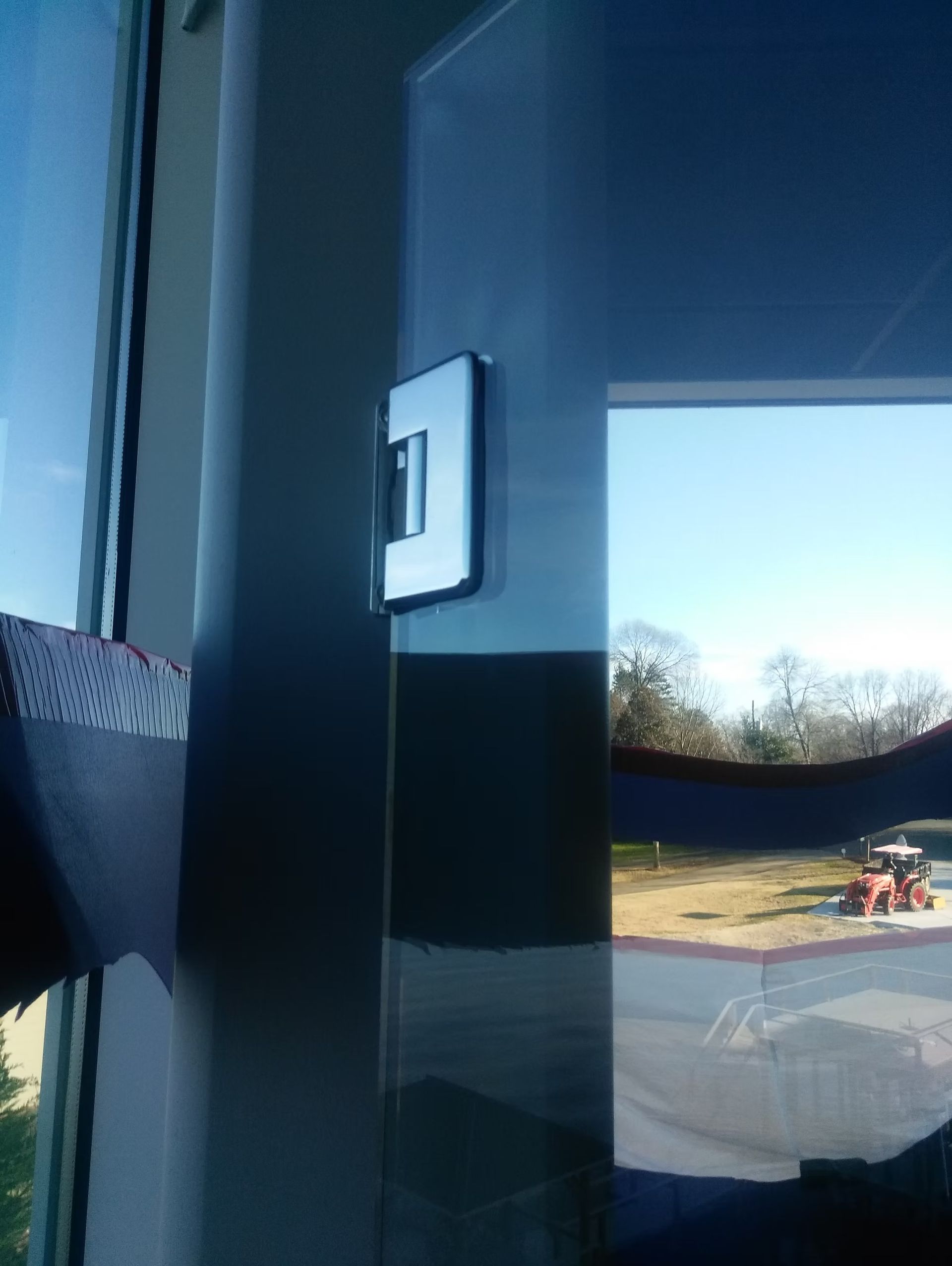 A light switch with a number 