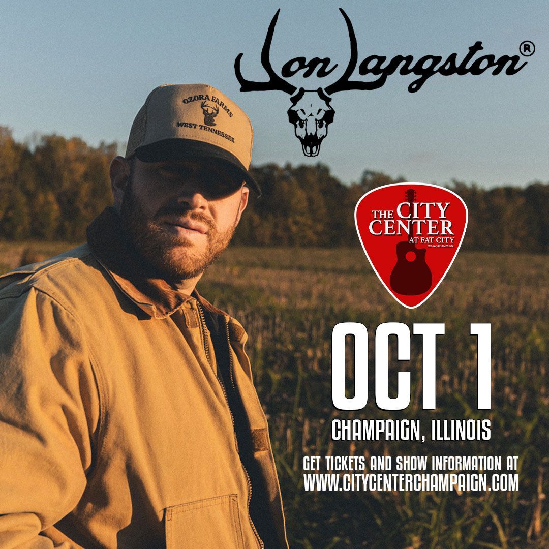 Jon Langston concert flyer
