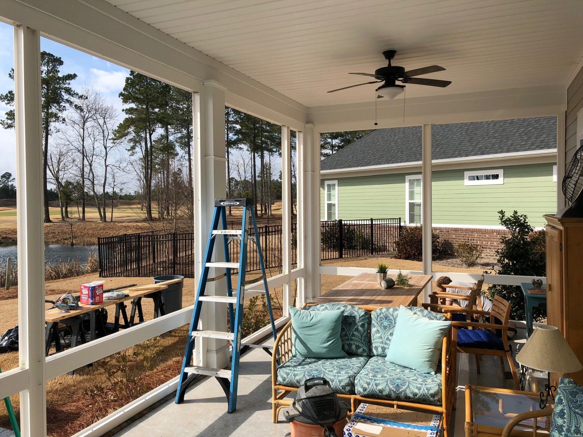 Sunroom installation
