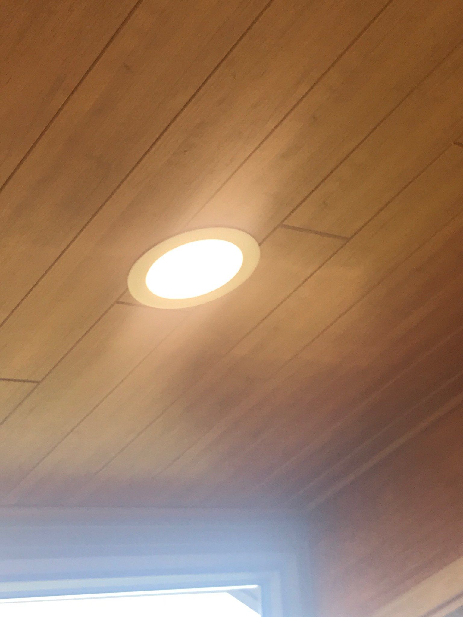 Light inside a sunroom