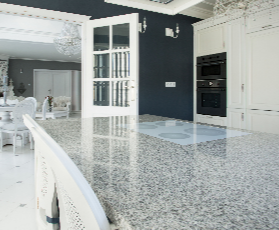 Terrazzo polishing and installation