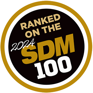 Ranked on the SDM100 Badge for 2024